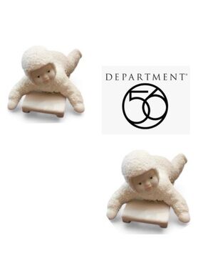 Deptartment 56 Snowbabies “Hold On Tight" Collectible Figurine Set of 2